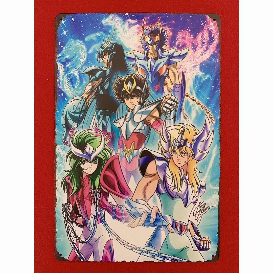 ◇聖闘士星矢◇ポスター◇金属製◇30X20cm◇超合金 フィギュアの ◇聖闘士星矢◇ポスター◇金属製◇30X20cm◇超合金 フィギュアの