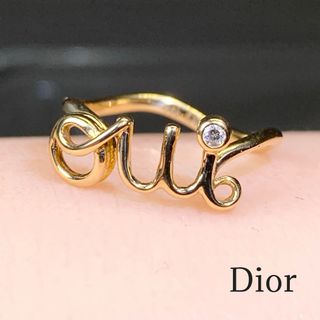 Dior - DIOR PETIT CD リング S 約10.5号 クリスタル レジン Dior - DIOR PETIT CD リング S 約10.5号 クリスタル レジン