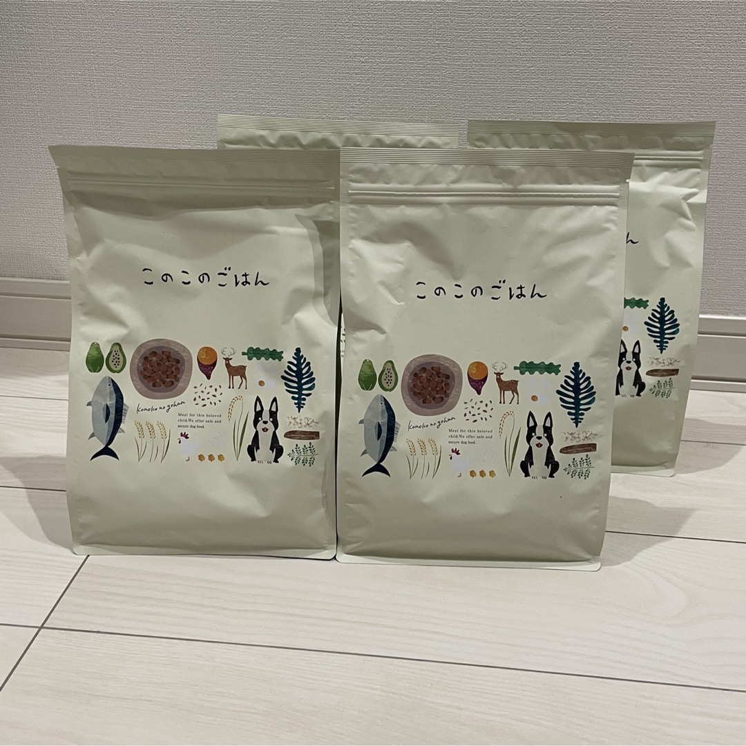 このこのごはん4袋セット・ドックフードの通販 by coco's shop このこのごはん4袋セット・ドックフードの通販 by coco's shop