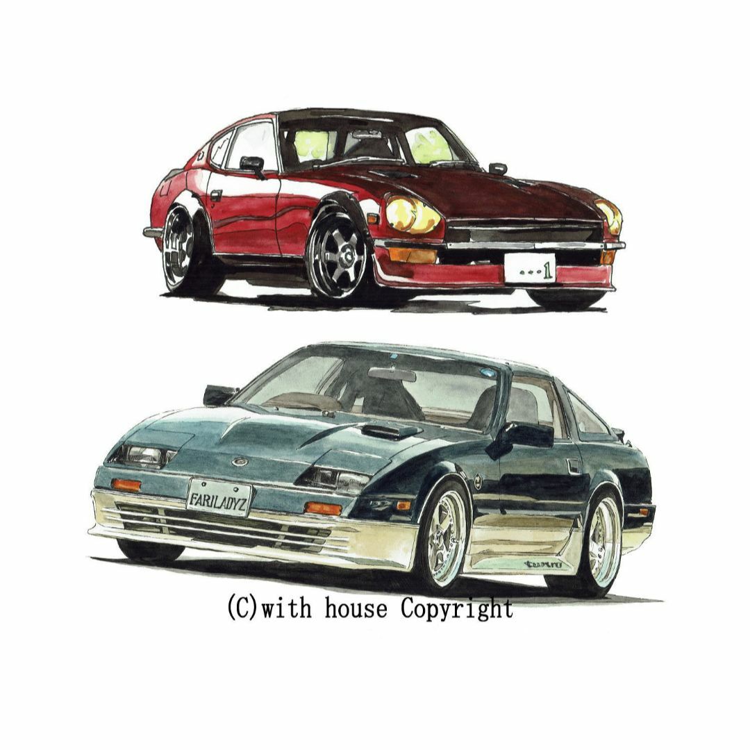 日産 - NC-770 432Z/300ZX Z31限定版画サイン額装作家平右ヱ門の 日産 - NC-770 432Z/300ZX Z31限定版画サイン額装作家平右ヱ門の