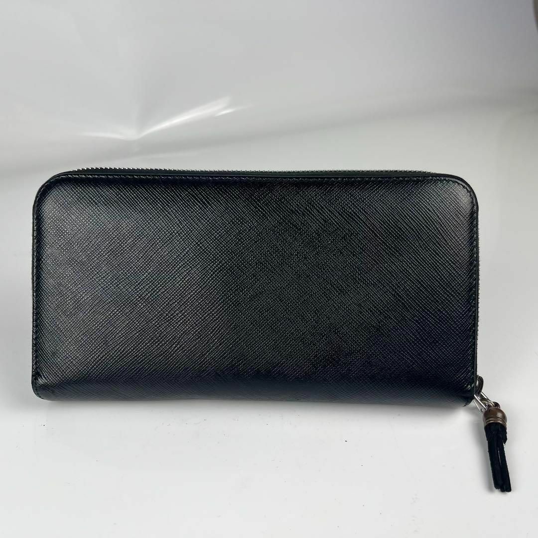 PRADA - 【極美品】PRADA 長財布 サフィアーノレザー ラウンド PRADA - 【極美品】PRADA 長財布 サフィアーノレザー ラウンド