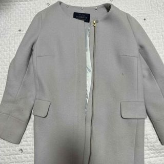 JUSGLITTY - JUSGLITTY バックボリュームダブル釦コート JUSGLITTY - JUSGLITTY バックボリュームダブル釦コート