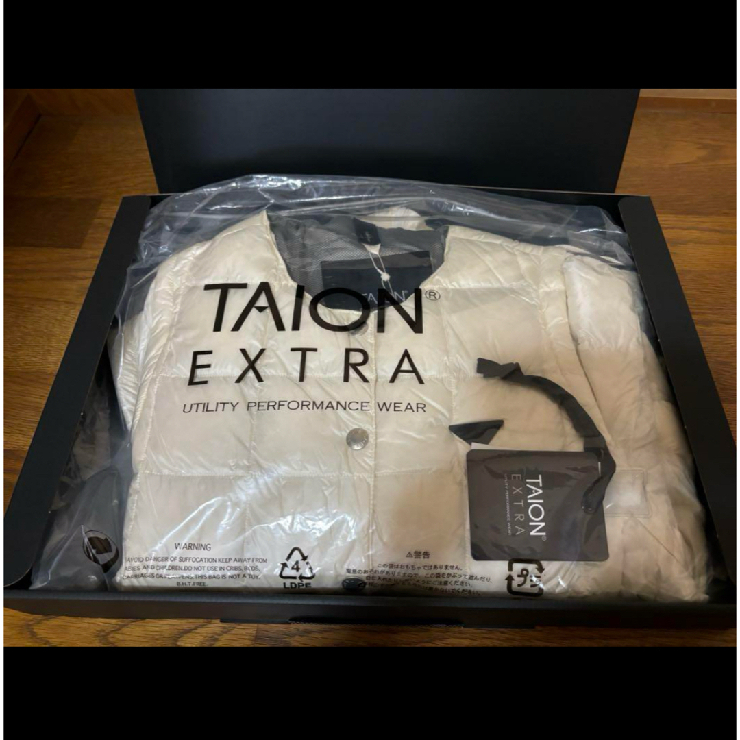 TAION - 【新品未使用】TAION EXTRA womenクルーネックダウン TAION - 【新品未使用】TAION EXTRA womenクルーネックダウン