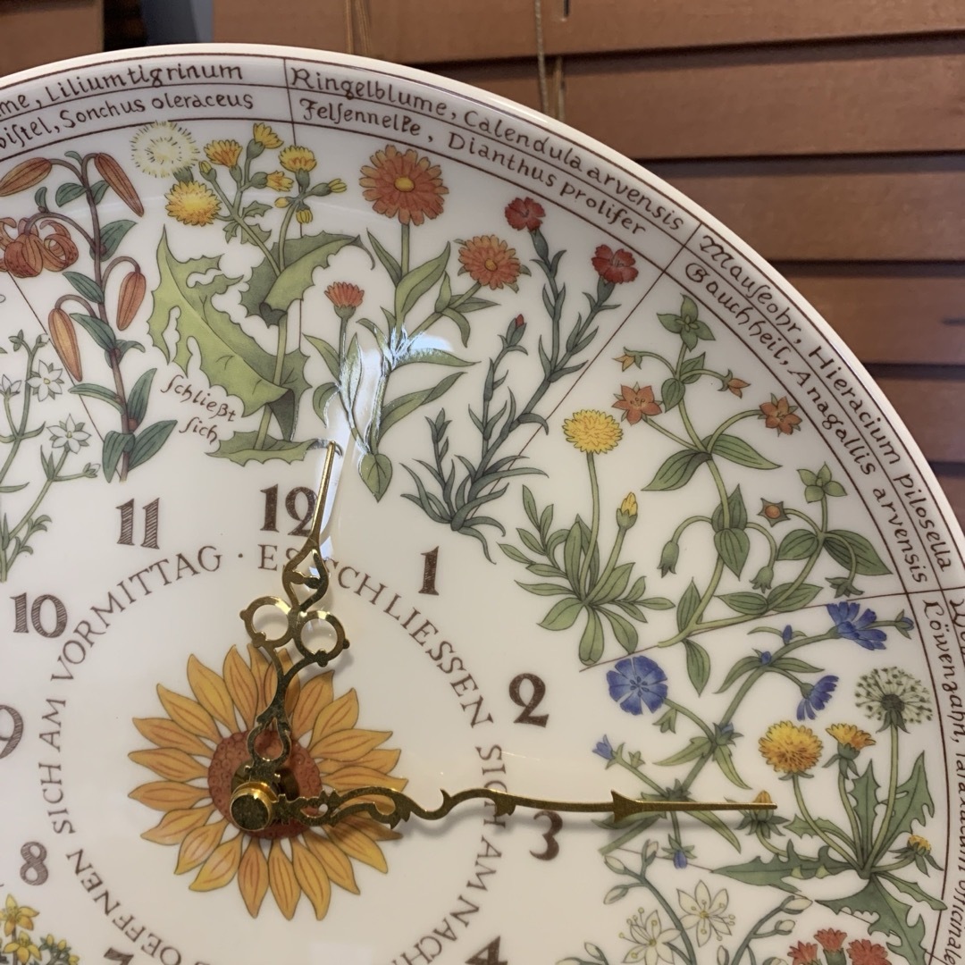 Noritake - ノリタケ 27㎝ 皿時計 リンネ 花時計の通販 by Noritake - ノリタケ 27㎝ 皿時計 リンネ 花時計の通販 by
