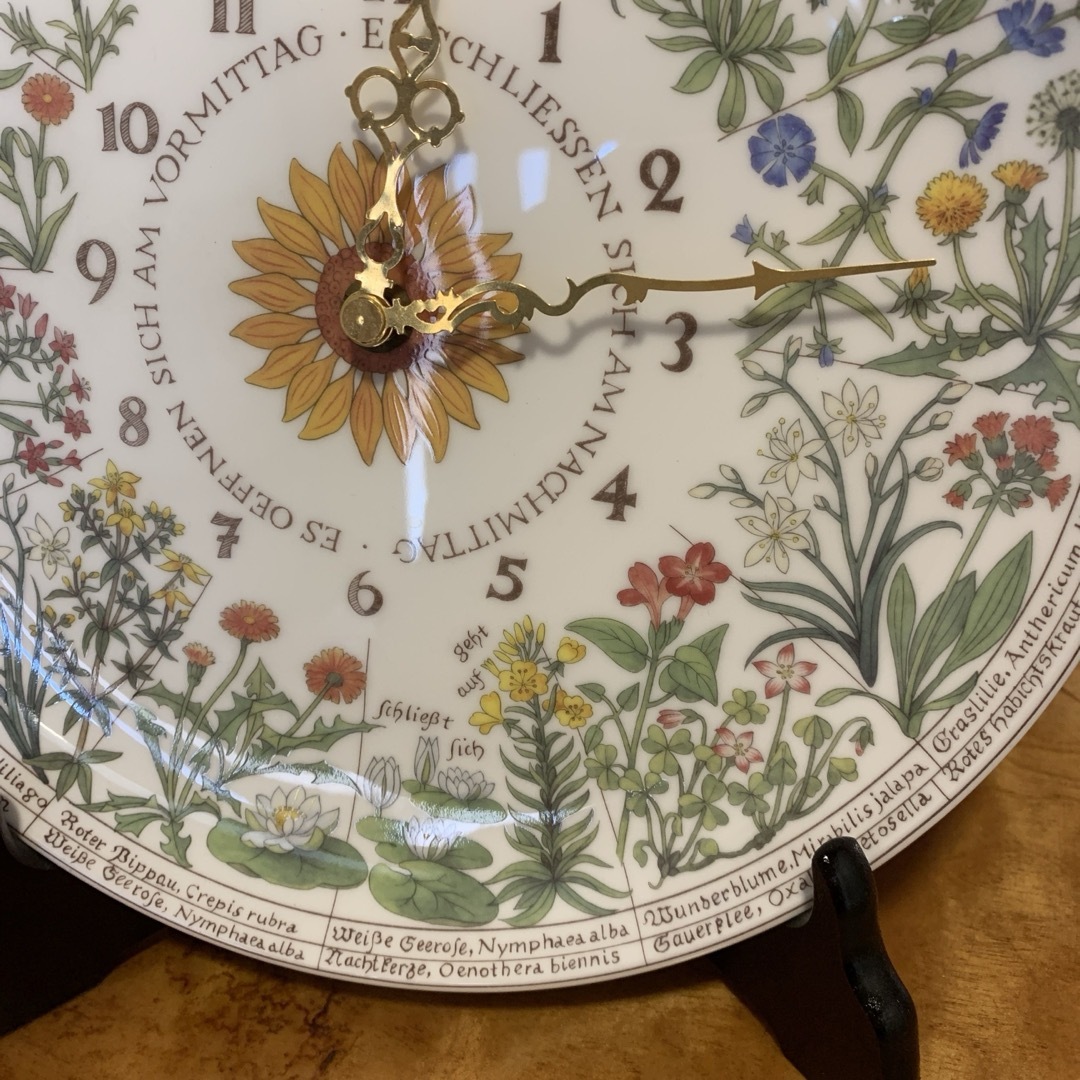 Noritake - ノリタケ 27㎝ 皿時計 リンネ 花時計の通販 by Noritake - ノリタケ 27㎝ 皿時計 リンネ 花時計の通販 by