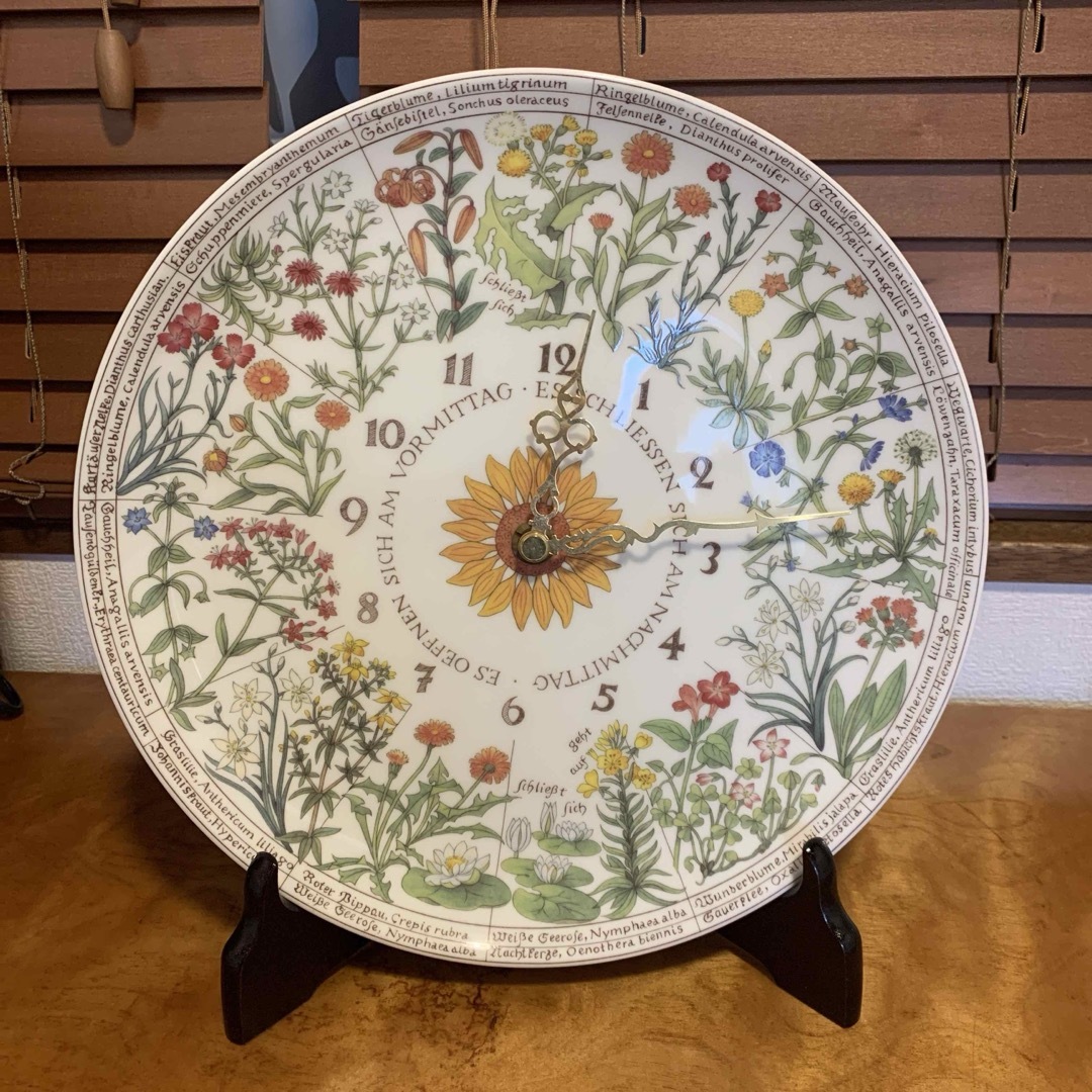 Noritake - ノリタケ 27㎝ 皿時計 リンネ 花時計の通販 by Noritake - ノリタケ 27㎝ 皿時計 リンネ 花時計の通販 by