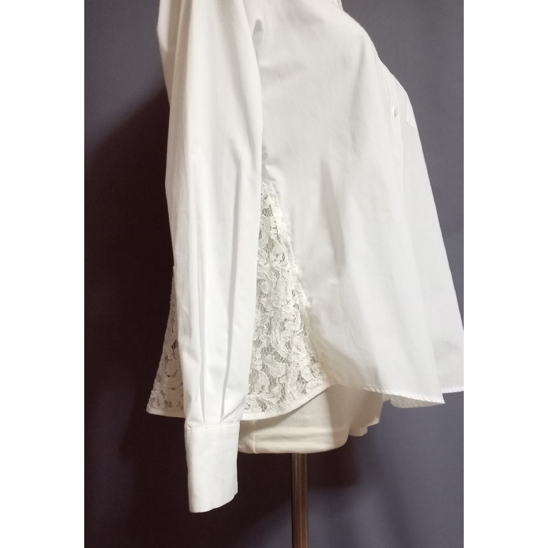 sacai - 【sacai】サカイ バックレースブラウスの通販 by めぐ sacai - 【sacai】サカイ バックレースブラウスの通販 by めぐ