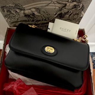 GUCCI - 【極美品】グッチ ジャッキー ミディアム トートバッグ GUCCI - 【極美品】グッチ ジャッキー ミディアム トートバッグ