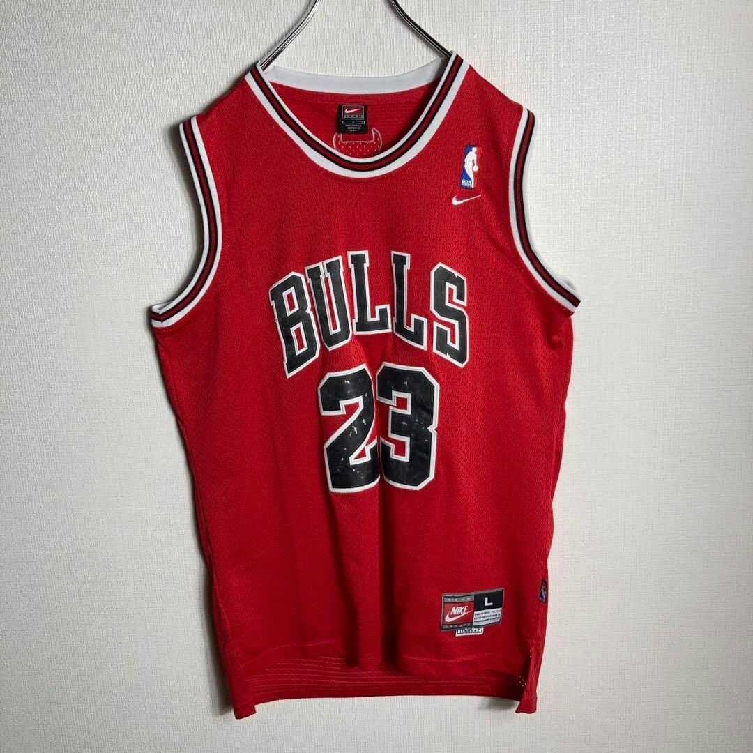 NIKE - 90s NIKE ゲームシャツ BULLS ジョーダン NBA タンク NIKE - 90s NIKE ゲームシャツ BULLS ジョーダン NBA タンク