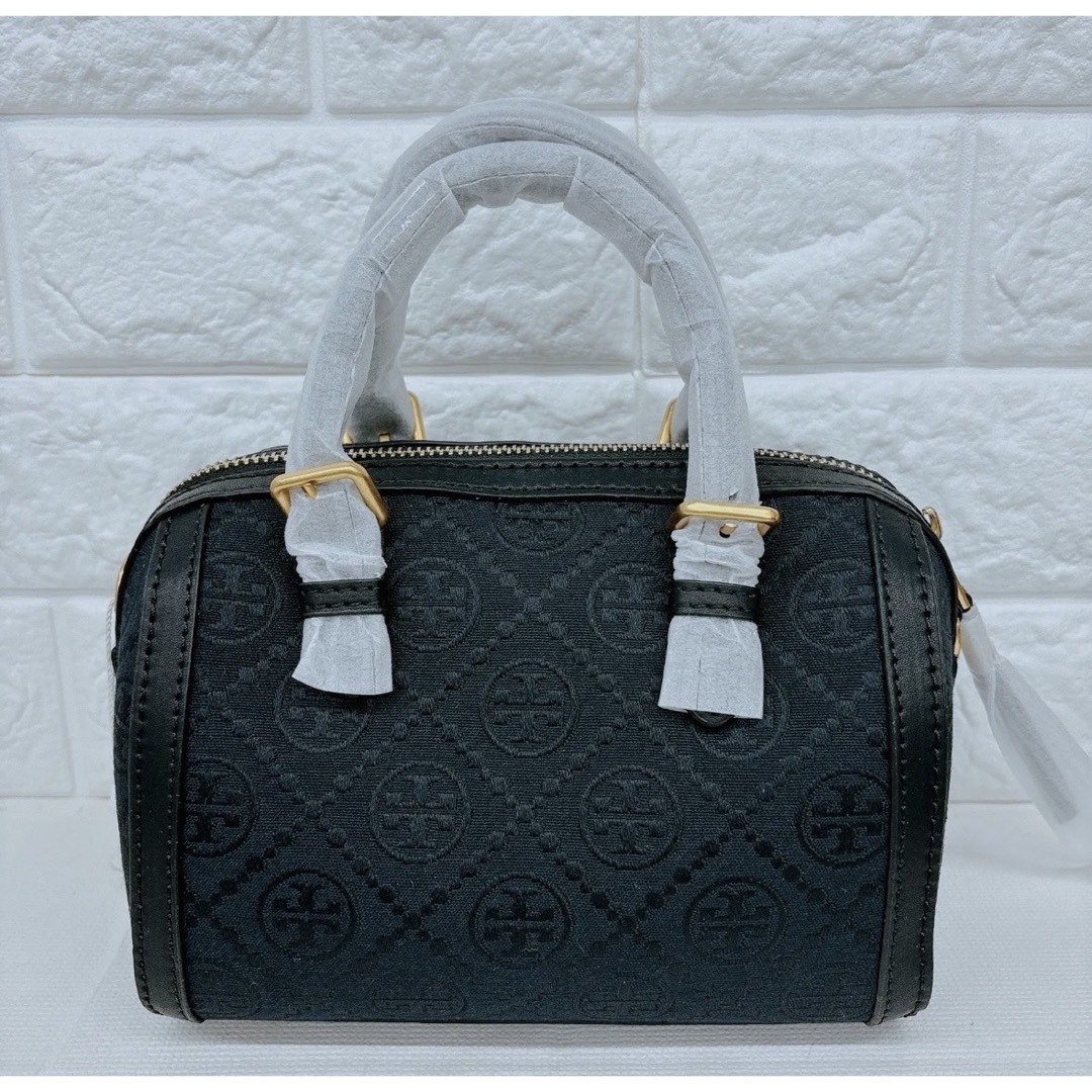 Tory Burch - Tモノグラム ミニバレルバッグ ハンドバッグ Tory Burch - Tモノグラム ミニバレルバッグ ハンドバッグ