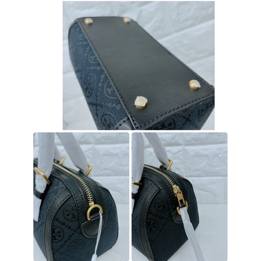 Tory Burch - Tモノグラム ミニバレルバッグ ハンドバッグ Tory Burch - Tモノグラム ミニバレルバッグ ハンドバッグ