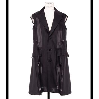 sacai - 美品 sacai サカイ Suiting Long Vest ドッキング sacai - 美品 sacai サカイ Suiting Long Vest ドッキング