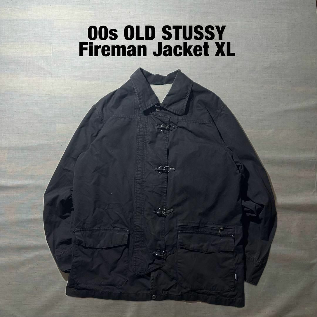 STUSSY - 00s OLD STUSSY ステューシー ナイロン ファイヤーマン STUSSY - 00s OLD STUSSY ステューシー ナイロン ファイヤーマン