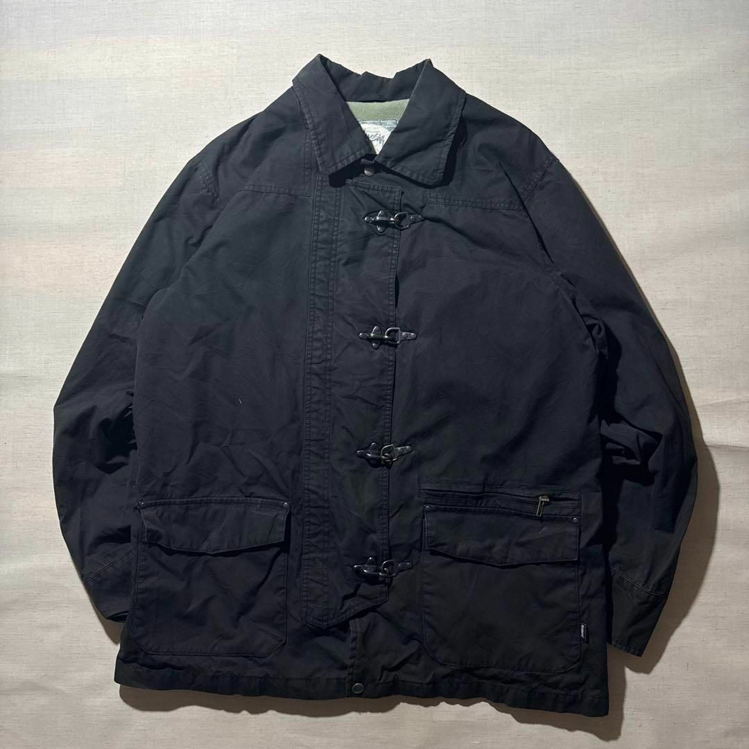 STUSSY - 00s OLD STUSSY ステューシー ナイロン ファイヤーマン STUSSY - 00s OLD STUSSY ステューシー ナイロン ファイヤーマン