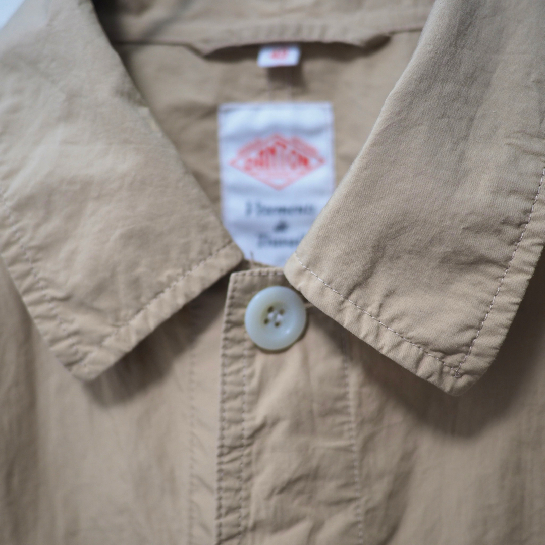 DANTON - DANTON 20SS コットンポプリン カバーオール-Beige/42 DANTON - DANTON 20SS コットンポプリン カバーオール-Beige/42