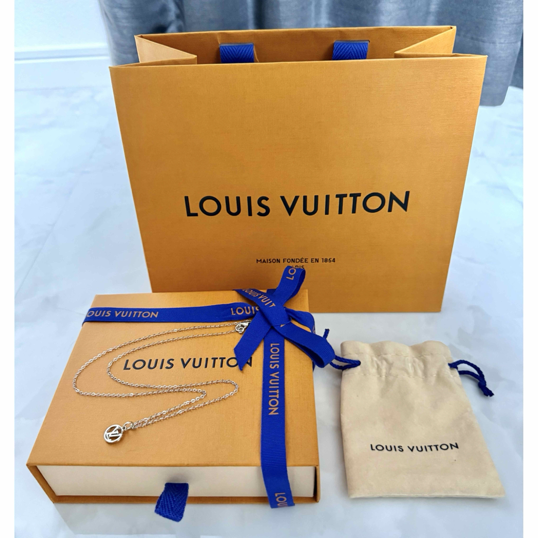 LOUIS VUITTON - ☆極美品 louis vuitton LVサークル ネックレス LOUIS VUITTON - ☆極美品 louis vuitton LVサークル ネックレス