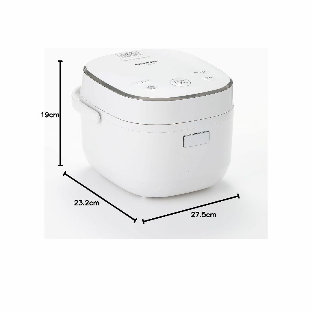 シャープ 炊飯器 3合 一人暮らし マイコン パン調理機能 シャープ 炊飯器 3合 一人暮らし マイコン パン調理機能