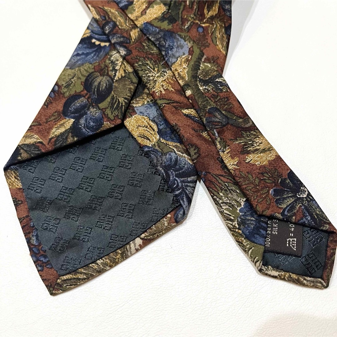 GIVENCHY - 【美品】 GIVENCHY ジバンシー ネクタイ ブラウン GIVENCHY - 【美品】 GIVENCHY ジバンシー ネクタイ ブラウン