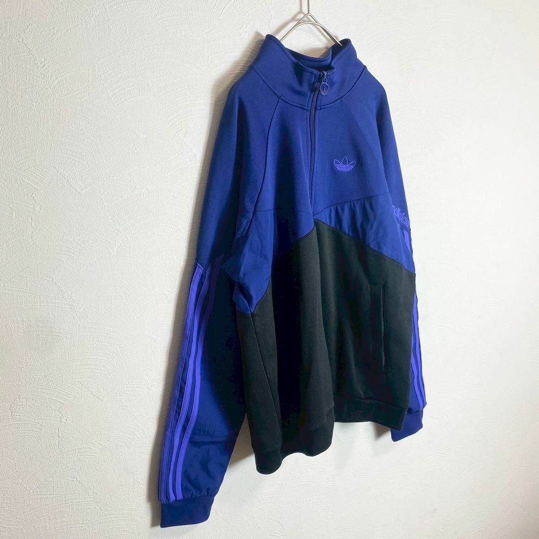adidas - 【希少デザイン】adidasジャージ 生地切替 バイカラー adidas - 【希少デザイン】adidasジャージ 生地切替 バイカラー