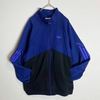 adidas - 【希少デザイン】adidasジャージ 生地切替 バイカラー adidas - 【希少デザイン】adidasジャージ 生地切替 バイカラー