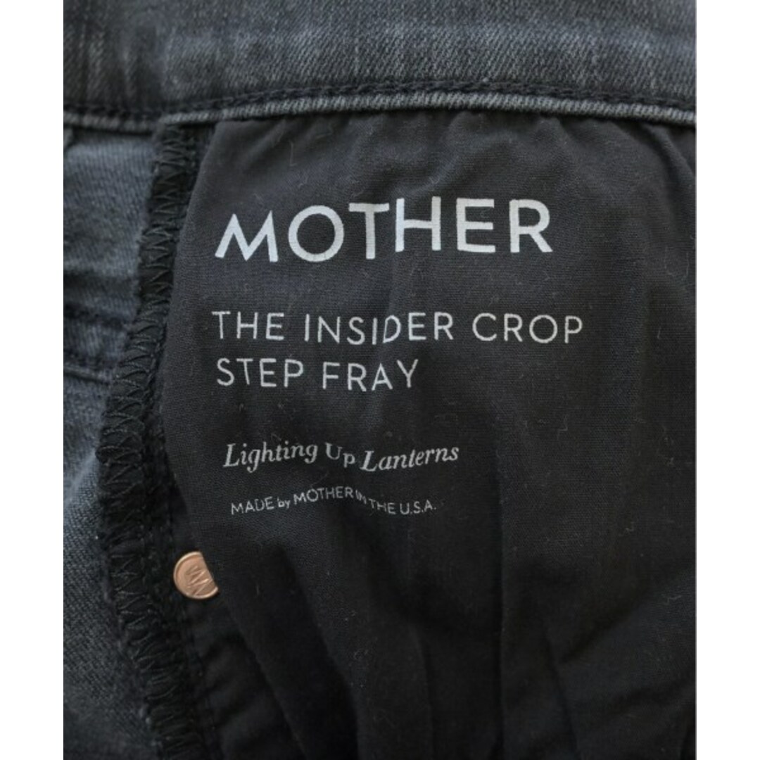 mother - MOTHER マザー デニムパンツ 27(M位) 黒 【古着 mother - MOTHER マザー デニムパンツ 27(M位) 黒 【古着