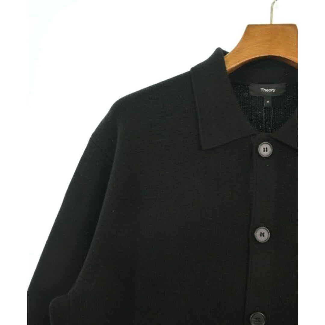 Theory - Theory セオリー カーディガン M 黒 【古着】【中古 Theory - Theory セオリー カーディガン M 黒 【古着】【中古