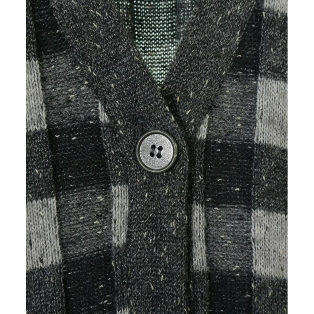 ISSEY MIYAKE - ISSEY MIYAKE カーディガン F グレーx黒 ISSEY MIYAKE - ISSEY MIYAKE カーディガン F グレーx黒
