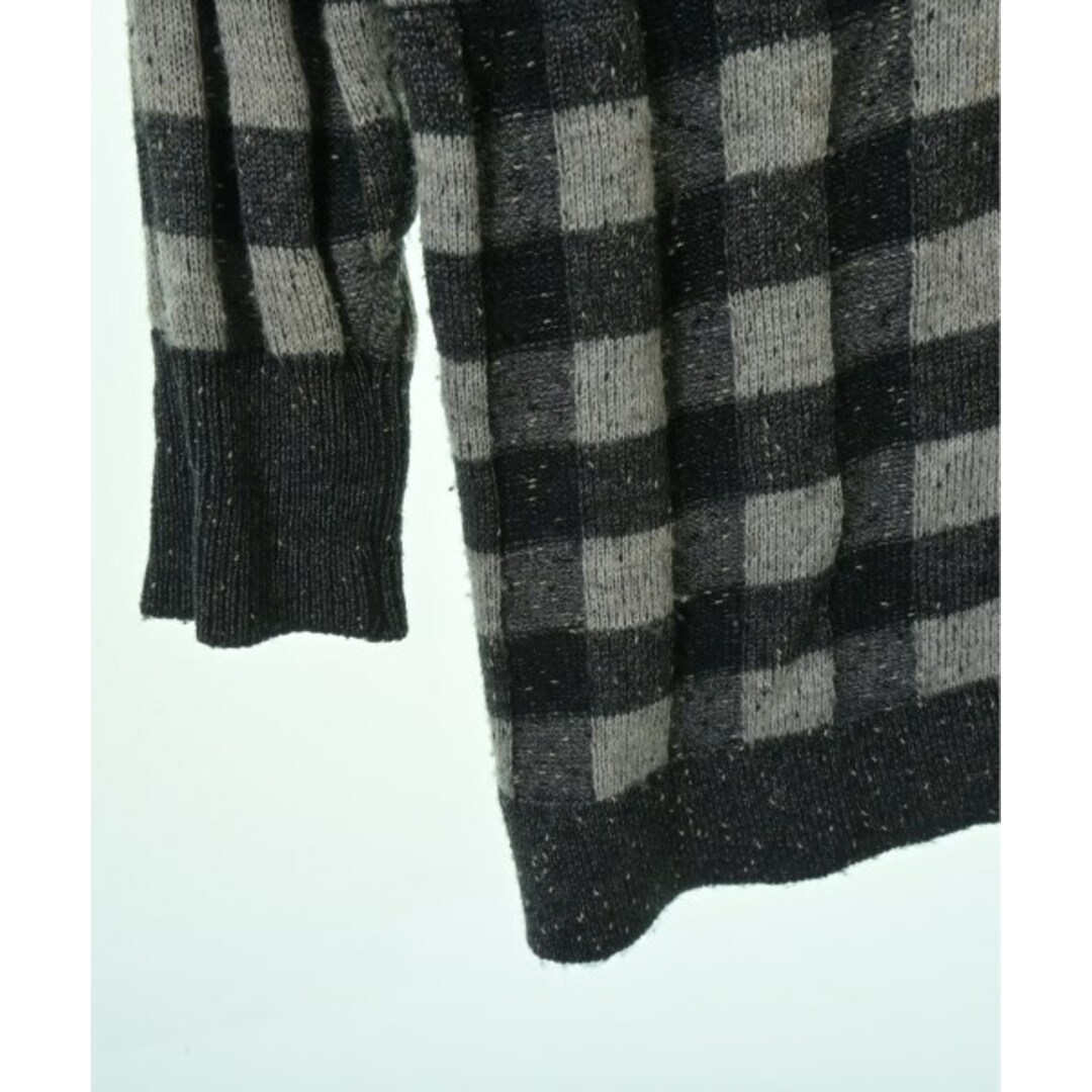 ISSEY MIYAKE - ISSEY MIYAKE カーディガン F グレーx黒 ISSEY MIYAKE - ISSEY MIYAKE カーディガン F グレーx黒
