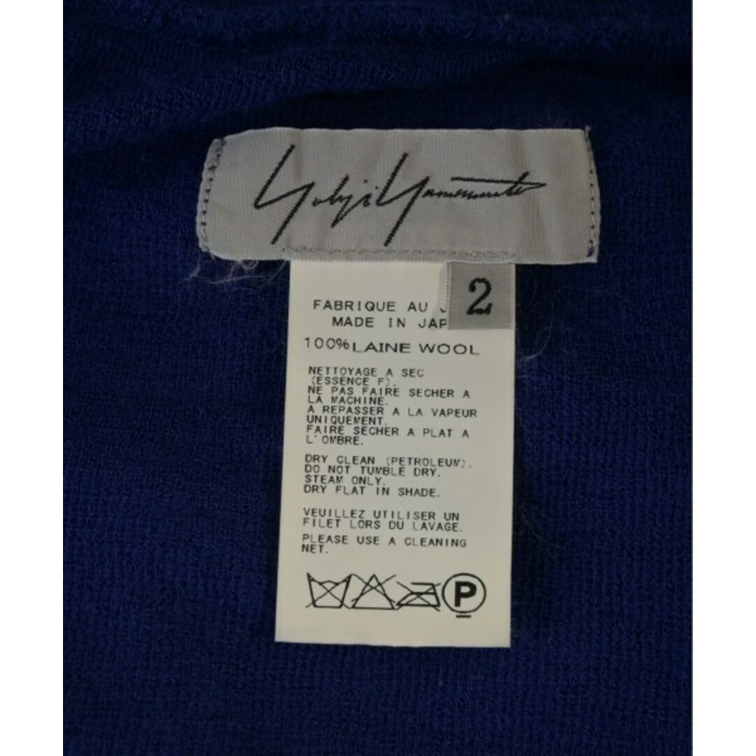 Yohji Yamamoto - YOHJI YAMAMOTO カーディガン 2(S位) 青x Yohji Yamamoto - YOHJI YAMAMOTO カーディガン 2(S位) 青x