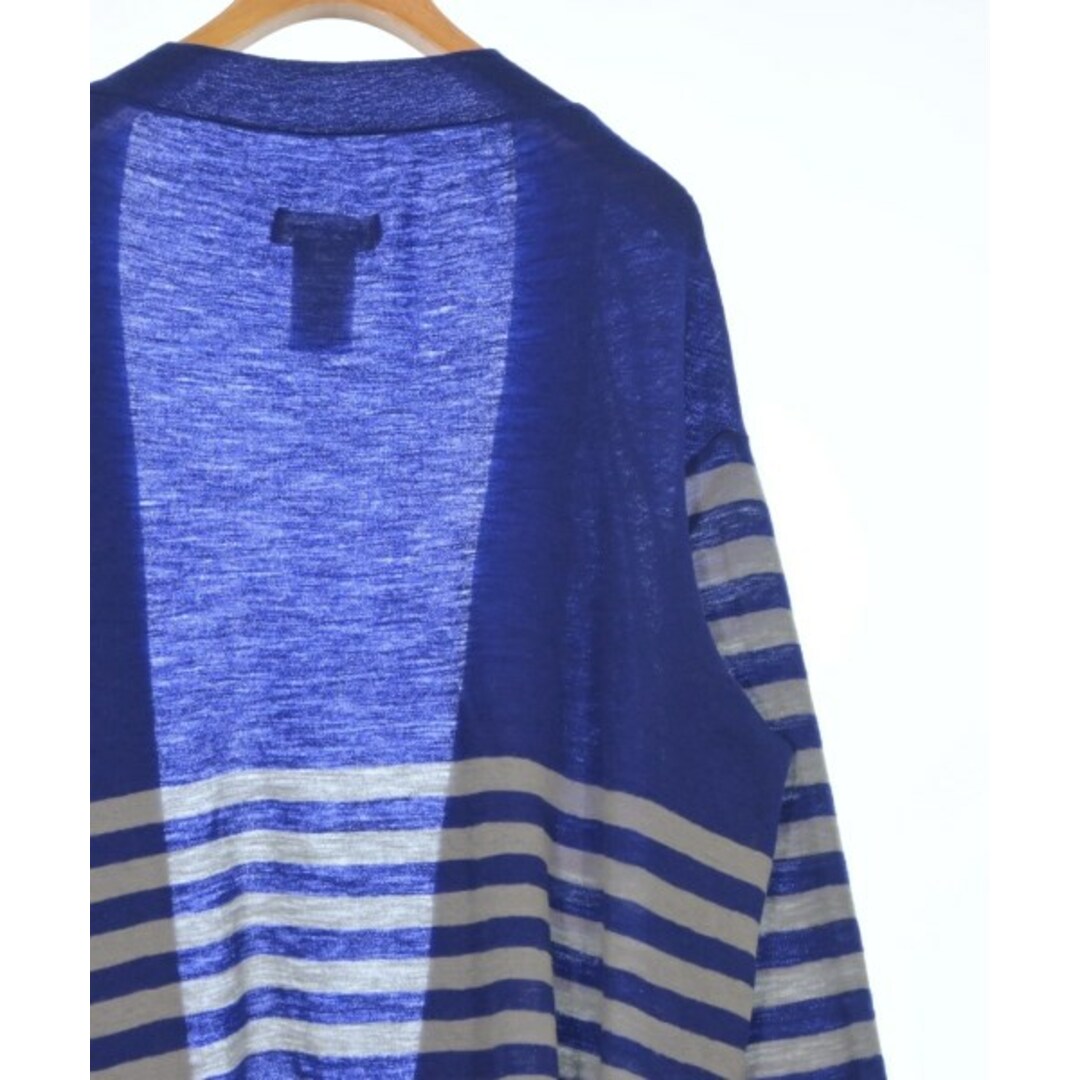Yohji Yamamoto - YOHJI YAMAMOTO カーディガン 2(S位) 青x Yohji Yamamoto - YOHJI YAMAMOTO カーディガン 2(S位) 青x