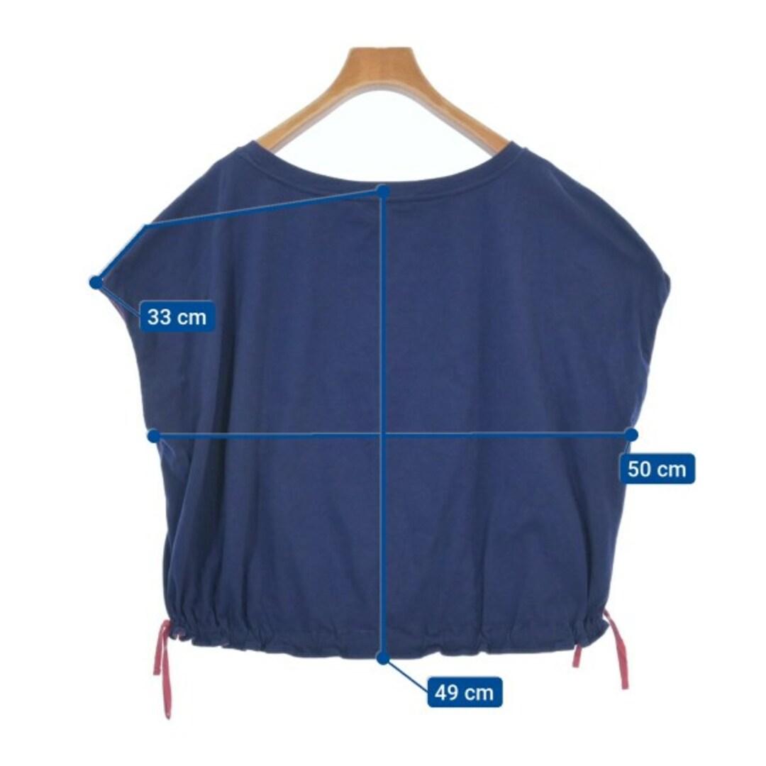 MARNI - MARNI マルニ Tシャツ・カットソー 36(XS位) 紺系x赤 MARNI - MARNI マルニ Tシャツ・カットソー 36(XS位) 紺系x赤