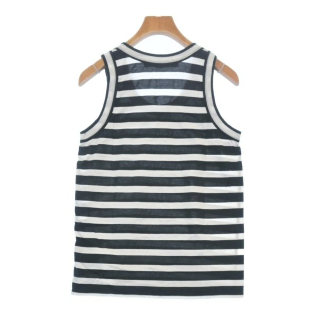JUNYA WATANABE - JUNYA WATANABE タンクトップ -(S位) 黒x白 JUNYA WATANABE - JUNYA WATANABE タンクトップ -(S位) 黒x白
