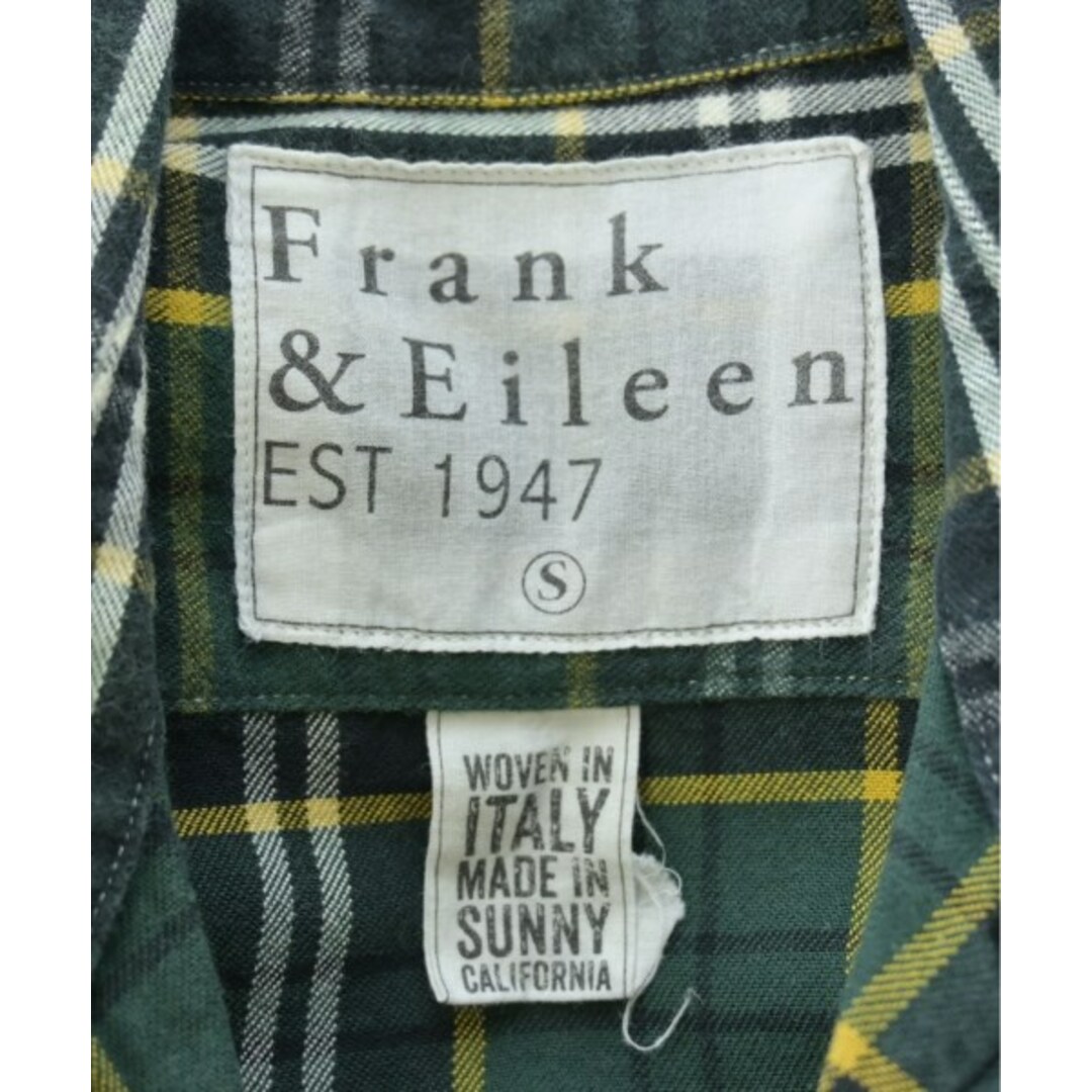Frank&Eileen - Frank&Eileen カジュアルシャツ S 緑x黒x白 Frank&Eileen - Frank&Eileen カジュアルシャツ S 緑x黒x白