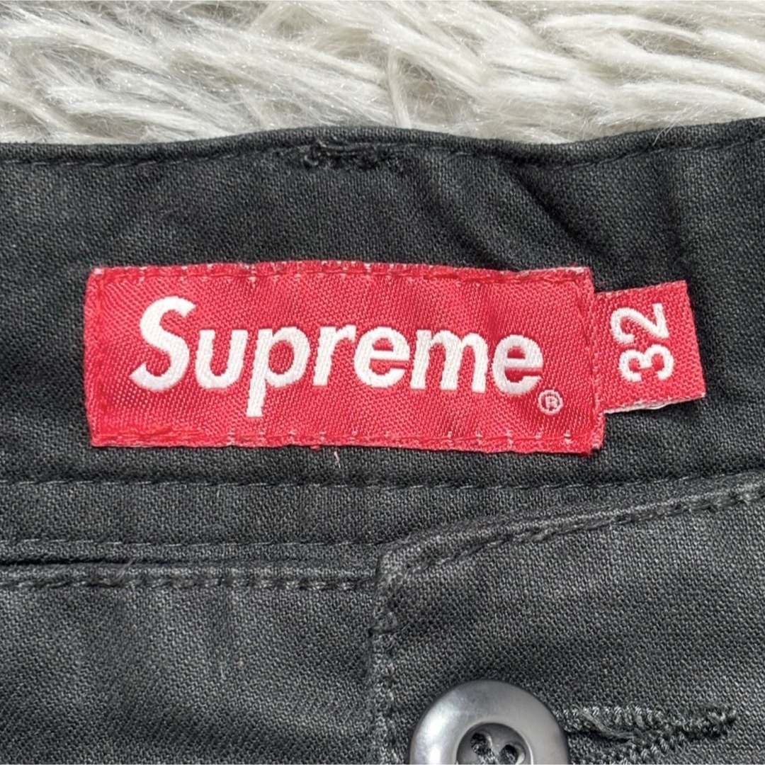 Supreme - 美品 Supreme カーゴパンツ ブラック size32の通販 by Supreme - 美品 Supreme カーゴパンツ ブラック size32の通販 by