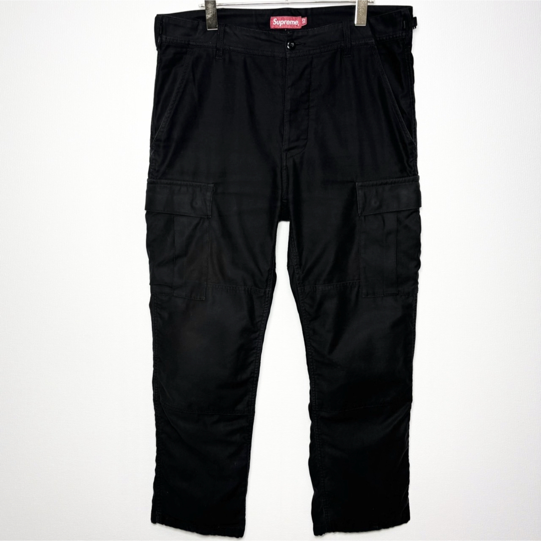Supreme - 美品 Supreme カーゴパンツ ブラック size32の通販 by Supreme - 美品 Supreme カーゴパンツ ブラック size32の通販 by