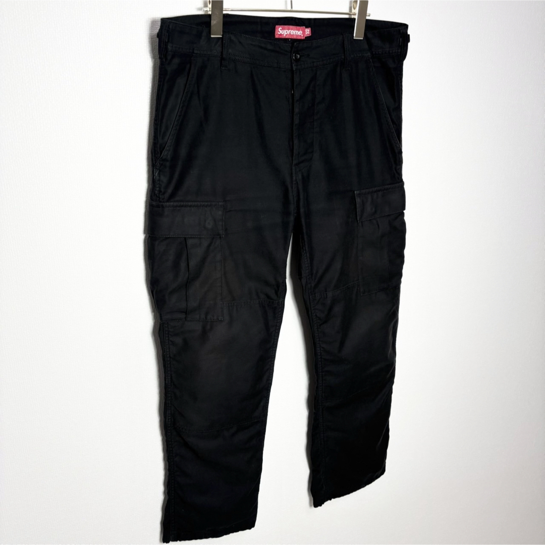 Supreme - 美品 Supreme カーゴパンツ ブラック size32の通販 by Supreme - 美品 Supreme カーゴパンツ ブラック size32の通販 by