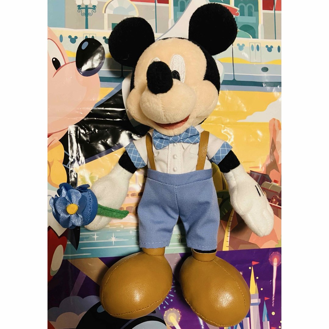 Disney - ミッキー ぬいぐるみバッジ ブルーエバーアフター Disney - ミッキー ぬいぐるみバッジ ブルーエバーアフター