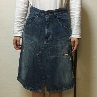 ツモリチサト(TSUMORI CHISATO)のツモリチサト デニムスカート(ひざ丈スカート)