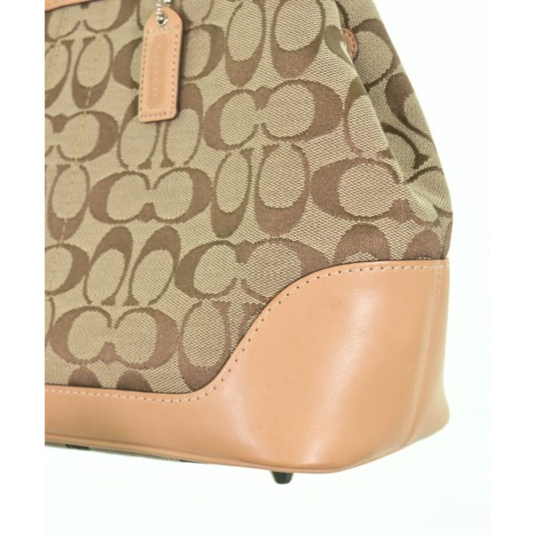 COACH - COACH コーチ ハンドバッグ - ベージュ 【古着】【中古 COACH - COACH コーチ ハンドバッグ - ベージュ 【古着】【中古