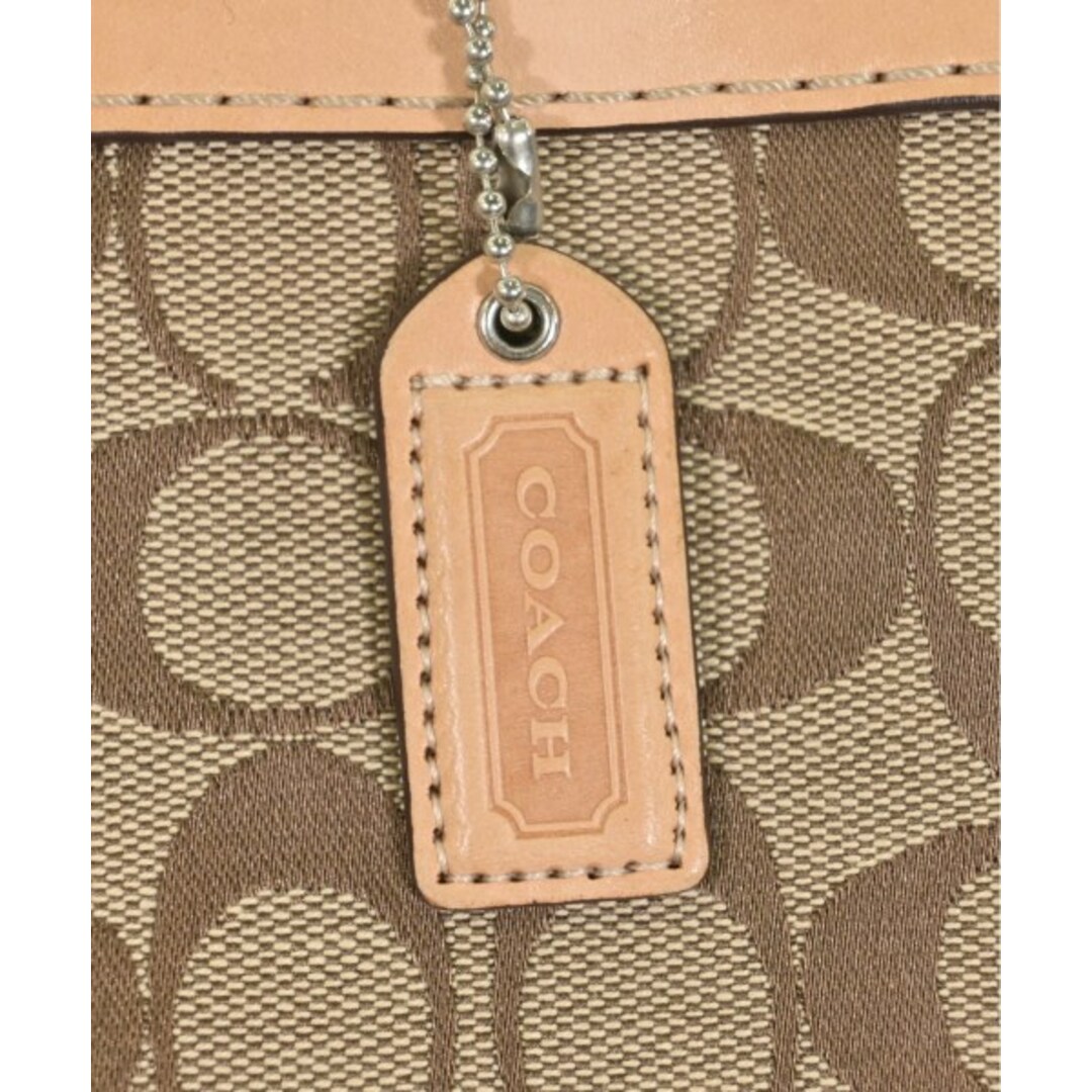 COACH - COACH コーチ ハンドバッグ - ベージュ 【古着】【中古 COACH - COACH コーチ ハンドバッグ - ベージュ 【古着】【中古