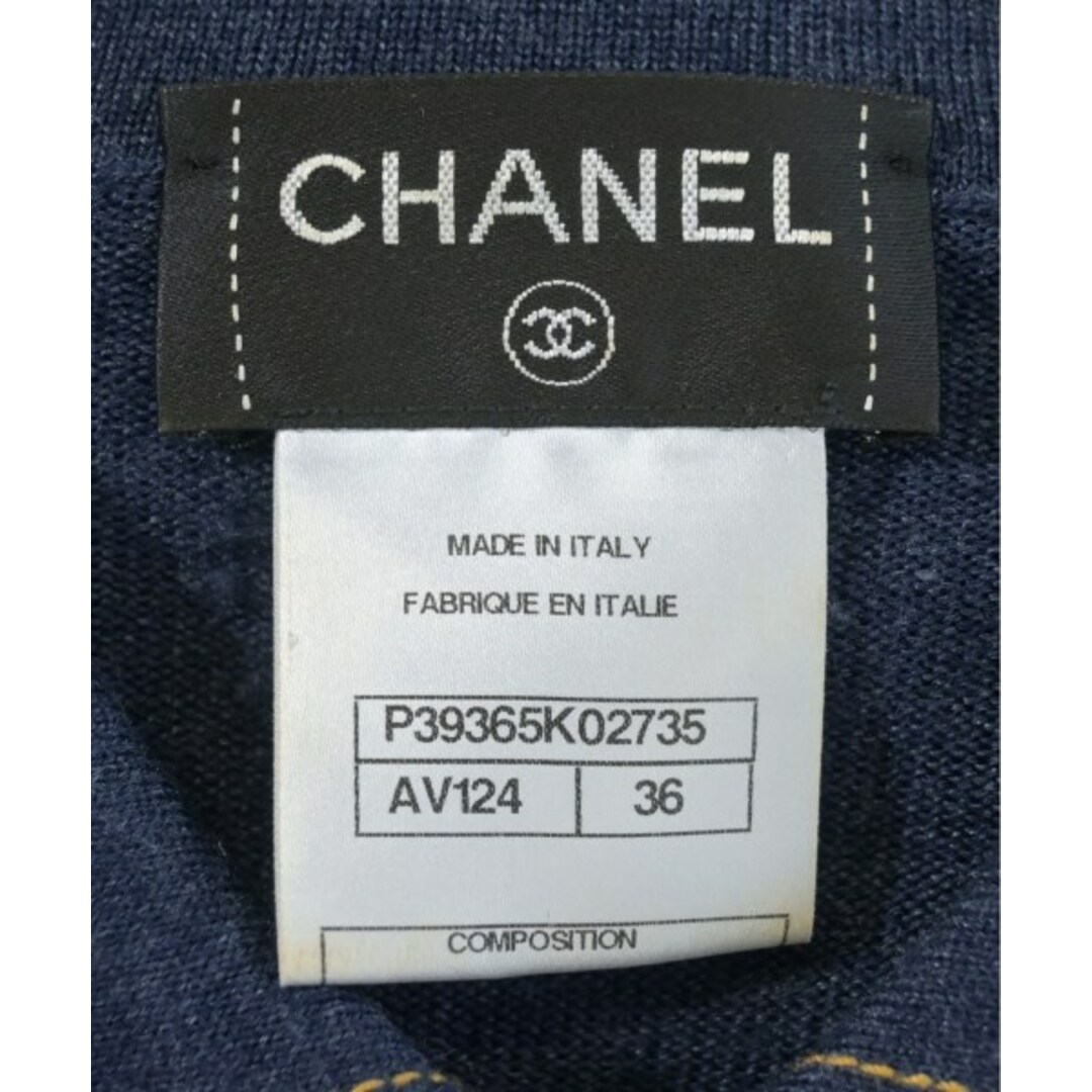 CHANEL - CHANEL シャネル ワンピース 36(S位) 青 【古着 CHANEL - CHANEL シャネル ワンピース 36(S位) 青 【古着