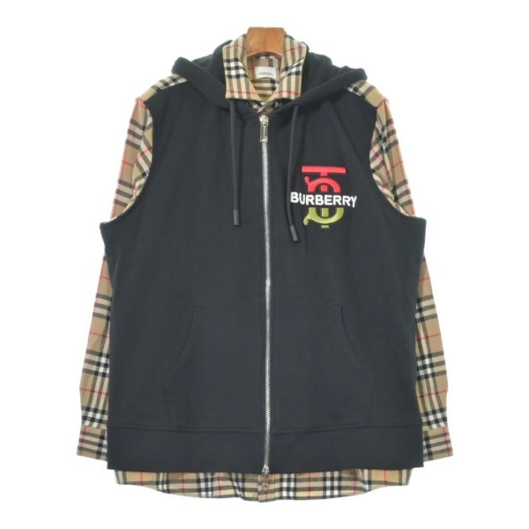 BURBERRY - BURBERRY バーバリー ブルゾン(その他) L 茶x黒x赤 BURBERRY - BURBERRY バーバリー ブルゾン(その他) L 茶x黒x赤