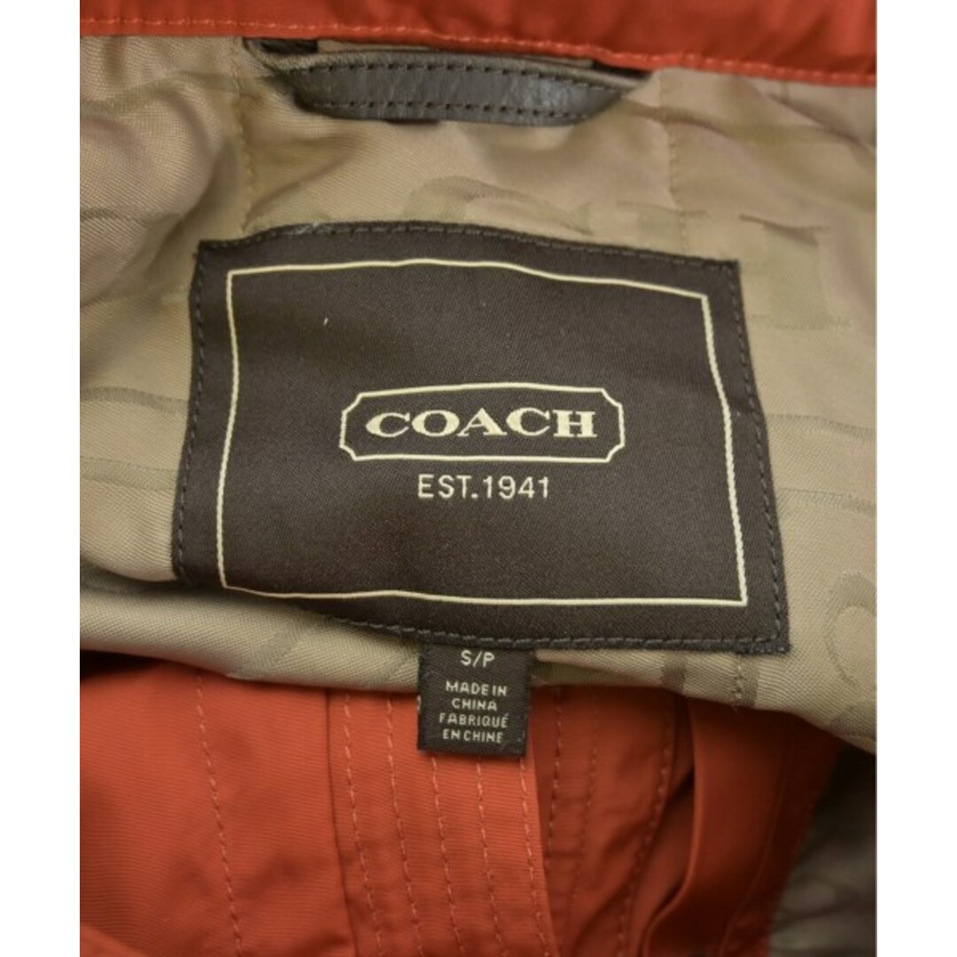 COACH - COACH コーチ ブルゾン(その他) S オレンジ 【古着 COACH - COACH コーチ ブルゾン(その他) S オレンジ 【古着