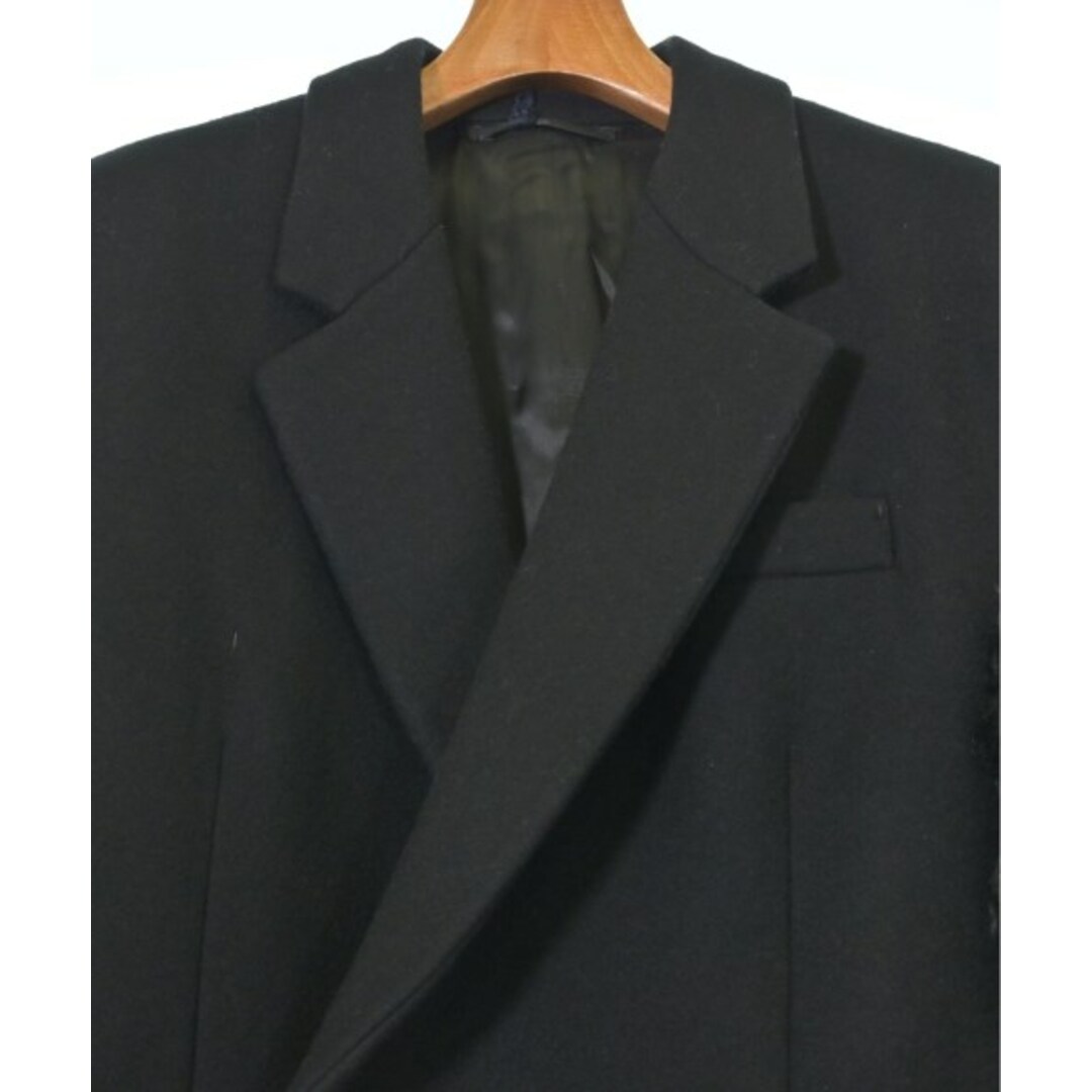 PRADA - PRADA プラダ チェスターコート 48R(M位) 黒 【古着 PRADA - PRADA プラダ チェスターコート 48R(M位) 黒 【古着