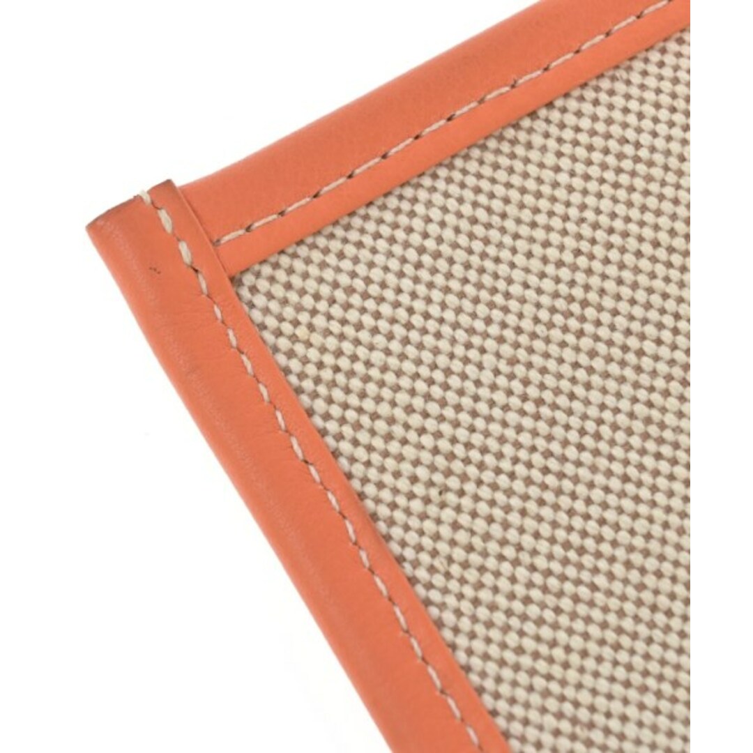 HERMES - HERMES エルメス ポーチ - オレンジ 【古着】【中古 HERMES - HERMES エルメス ポーチ - オレンジ 【古着】【中古