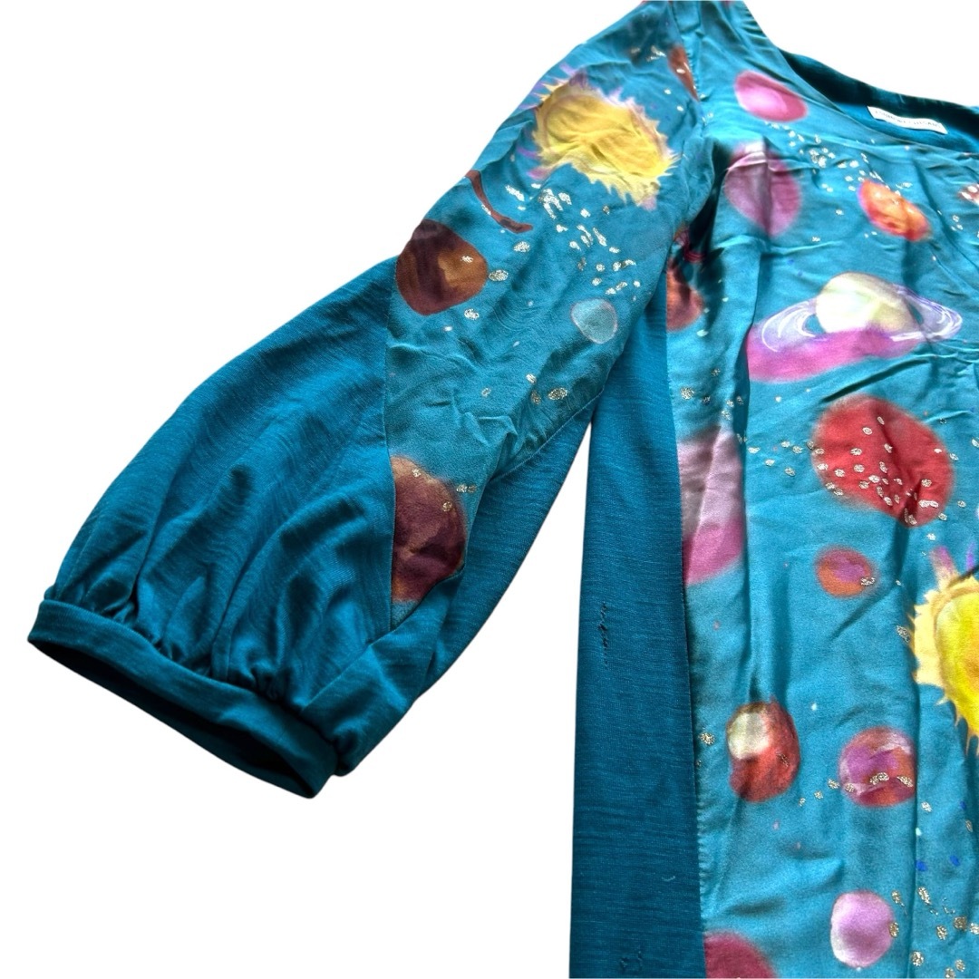 TSUMORI CHISATO - tsumori chisato☆シルク 毛 宇宙柄 TSUMORI CHISATO - tsumori chisato☆シルク 毛 宇宙柄