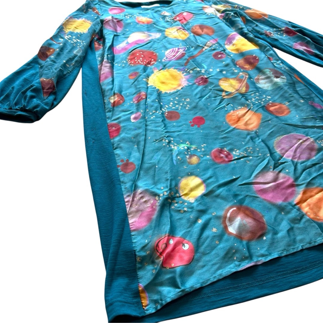 TSUMORI CHISATO - tsumori chisato☆シルク 毛 宇宙柄 TSUMORI CHISATO - tsumori chisato☆シルク 毛 宇宙柄
