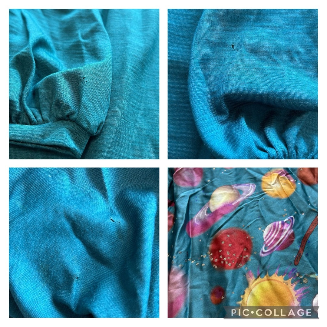 TSUMORI CHISATO - tsumori chisato☆シルク 毛 宇宙柄 TSUMORI CHISATO - tsumori chisato☆シルク 毛 宇宙柄