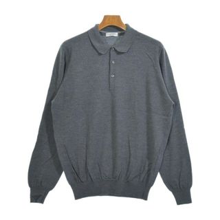 GRAN SASSO - GRAN SASSO グランサッソ コットンニット ボタン GRAN SASSO - GRAN SASSO グランサッソ コットンニット ボタン