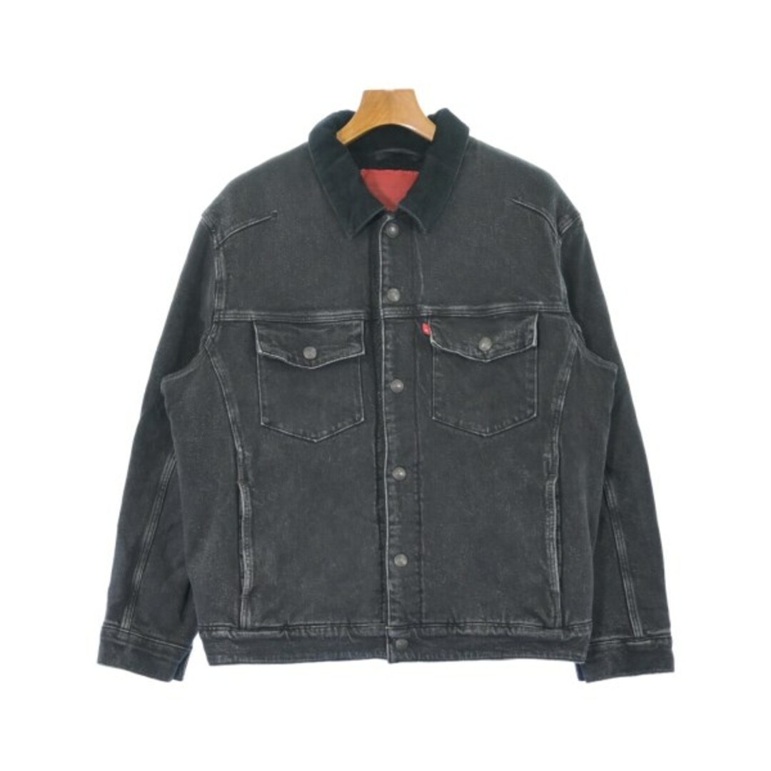 Levi's Engineered Jeans デニムジャケット M 黒 【古着】【中古 Levi's Engineered Jeans デニムジャケット M 黒 【古着】【中古